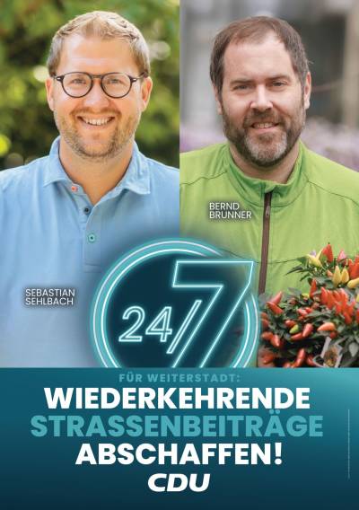 F�r Weiterstadt: Wiederkehrende Stra�enbeitr�ge abschaffen!