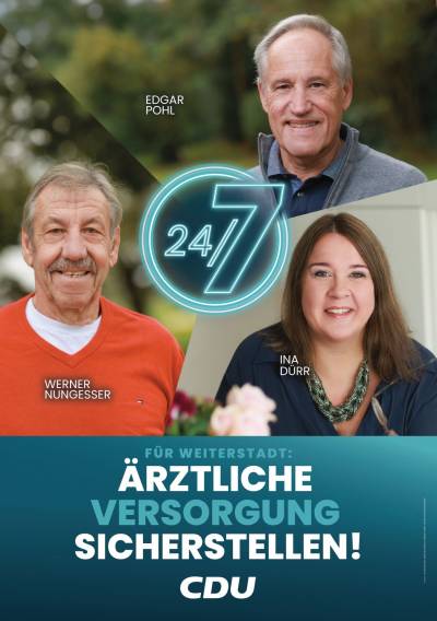 F�r Weiterstadt: �rztliche Versorgung sicherstellen!