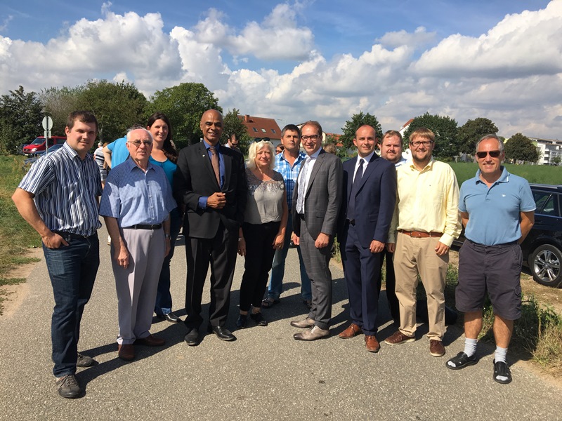 Delegation der CDU Weiterstadt mit Charles M. Huber MdB und Bundesminister Alexander Dobrindt MdB Delegation der CDU Weiterstadt mit Charles M. Huber MdB und Bundesminister Alexander Dobrindt MdB